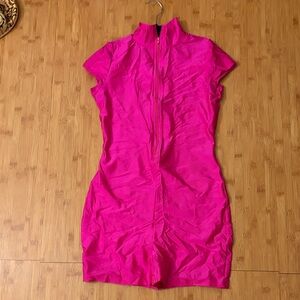 Vibrant Pink Women's Jumpsuit